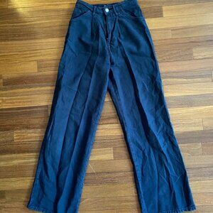 ASOS Wide Leg trouser pants Navy